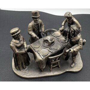 Tudor Mint Company A Christmas Carol Happy Ending Pewter Signed 1137 of 5000